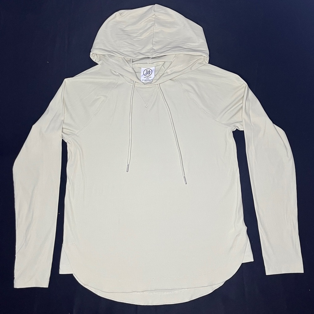 Sage Collective Women’s Long Sleeve Shirt in Cream Size Small